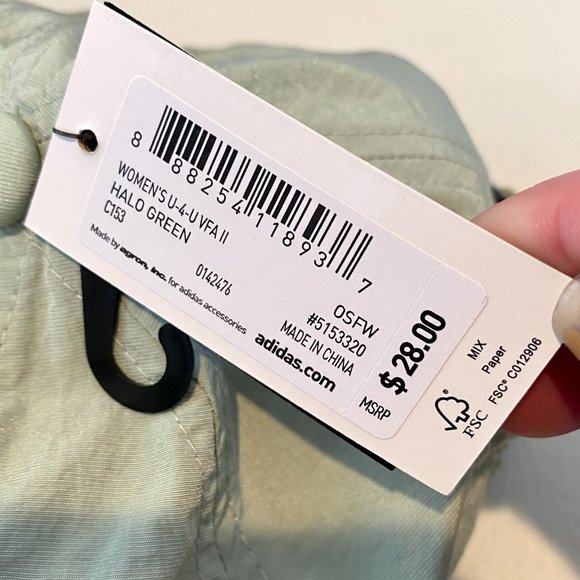 Adidas x Zoe Saldana Women's VFA II Adjustable Baseball Cap NWT - Picture 10 of 12